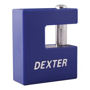 [16934] Candado metalico 70mm llave tradicional antipalanca azul Dexter