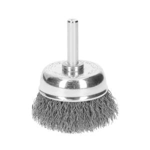 Carda de copa alambre ondulado grueso para taladro de 1-3/4" CO-2P PRETUL