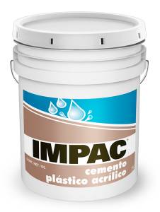 Cemento plastico 19lt cub Impac