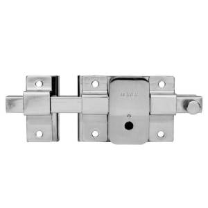 [6792] Cerradura Barra Fija Izquierda Llave Tetra Niquel En Blister Dexter