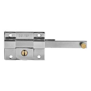 Cerradura barra libre izquierda llave tradicional cromada caja Dexter