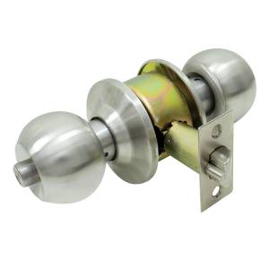 [280893ZN] Cerradura Cilindrica Llave Boton Acero Inoxidable Caja Fanal