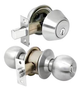 [6829] Cerradura cilindro cerrojo llave/llave acero inoxidable Barza Dexter
