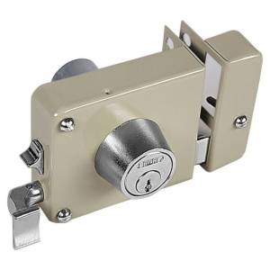 [175NBD / 43574] Cerradura Sobreponer Derecha Beige Clasica Caja Fanal