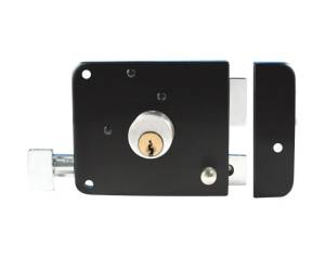 Cerradura Sobreponer Derecha Negra Montafacil Caja Dexter