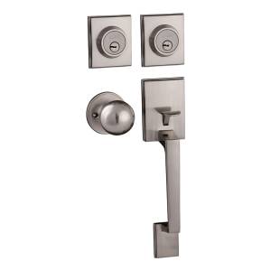 Cerradura Gatillo Llave/Llave Niquel Satinado Boston Dexter