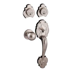 [6754] Cerradura Gatillo Llave/Llave Niquel Satinado Tripoli Dexter