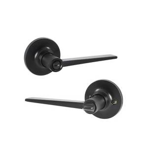 [90430-065] Cerradura manija ranura/mariposa negro mate Rennes Fanal