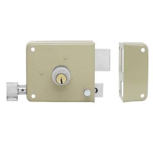 Cerradura Sobreponer Derecha Beige Montafacil En Caja Phillips