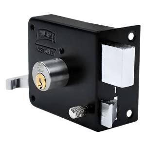 [MX6949] Cerradura Sobreponer Derecha Negra Montafacil 175Mfnd Phillips