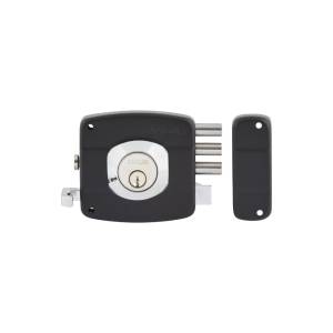 [284442ZN] Cerradura sobreponer derecha negra montafacil 3 barras Fanal