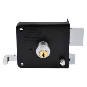 Cerradura Sobreponer Derecha Negra Montafacil Blister Phillips