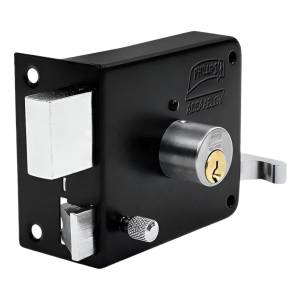 [286119ZN] Cerradura sobreponer izquierda negra montafacil 175MFNI Phillips