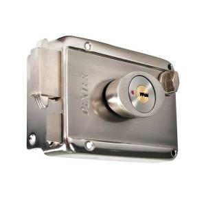 Cerradura Sobreponer Izquierda Y Derecha Niquel Montafacil Ganch Dexter