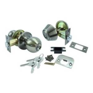 Cerradura Tubular Cerrojo Llave Mariposa Laton Antiguo Barza Dexter