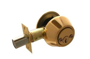 Cerrojo llave/llave - llave tradicional laton brillante caja Dexter