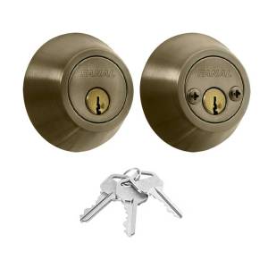 Cerrojo llave/llave/llave tradicional laton antiguo Annecy Fanal