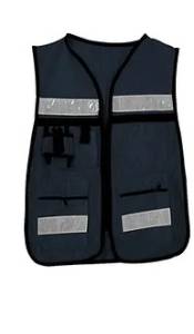 [CHTBAM / 14667] Chaleco de seguridad brigadista con reflejante azul marino By Lack