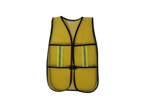 [CHMRBSA] Chaleco de seguridad de malla con reflejante amarillo By Lack