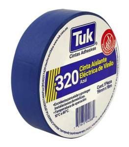 Cinta De Aislar 19Mm X 09Mts Azul 320 Tuk