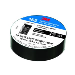 [UU009442573] Cinta de aislar 19mm x 18mts negra Temflex 155 3M