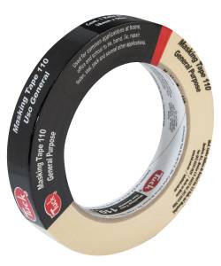 Cinta Masking Tape 3/4" X 50M Multiusos Negra 110 Tuk