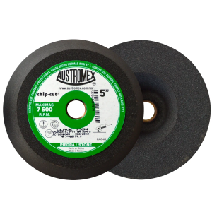 [1354] Copa abrasiva para piedra 5" x 2" x 5/8"- 11h chip cut 1354 fino Austromex