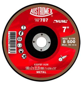 Disco corte metal 7" x 5/64" x 7/8" hum 787 Austromex