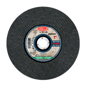 Disco corte piedra 7" x 1/8" x 5/8" easy cut 2119 Austromex