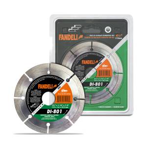 Disco Diamante 4-1/2" X 1.6 Mm X 7/8" Rin Segmentado Di Pro 801 Fandel