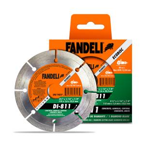 [74818] Disco Diamante 4-1/2" X 1.6 Mm X 7/8" Segmentado Eco Di 811 Fandeli