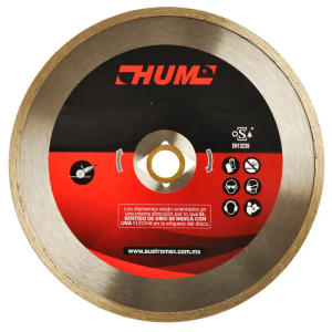 [2559] Disco Diamante 7" X 2 Mm X 7/8" Rin Continuo Hum 2559 Austromex