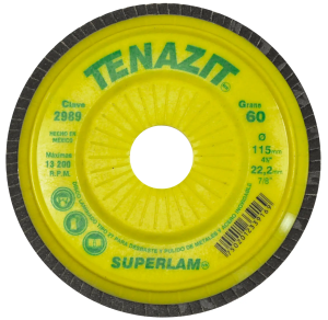 [2989] Disco Laminado 27 4-1/2" X 7/8" Zirconio G60 Superlam 2989 Austromex
