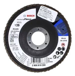 [2608619291] Disco Laminado 4-1/2" X 7/8" G120 Bosch