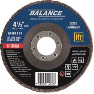 Disco Laminado 4-1/2" X 7/8" Zirconio G60 Hecort