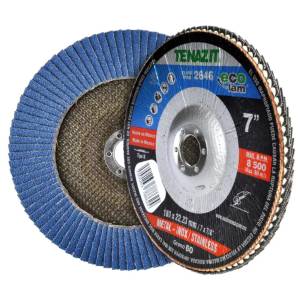 [2646 / 22354] Disco laminado 7" x 7/8" zirconio grado 60 Tzs Ecolam Austromex
