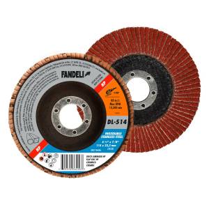 Disco Laminado De Acero Inoxidable 4-1/2" X 7/8" Dl G80 Hp 514 Fandeli