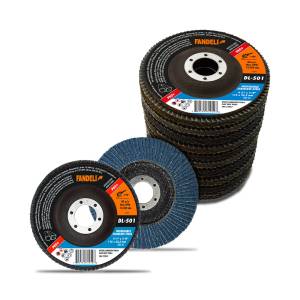 Disco laminado de acero inoxidable 4-1/2" x 7/8" dl z-40 pro 501 Fandeli