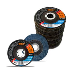 [72953-73718] Disco laminado de acero inoxidable 4-1/2" x 7/8" dl z-60 pro 502 Fandeli