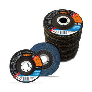 Disco laminado de acero inoxidable 4-1/2" x 7/8" dl z-80 pro 503 Fandeli