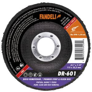 [76426] Disco Removedor 4-1/2" Oxido, Pintura Y Adhesivo Pro Dr 601 Fandeli