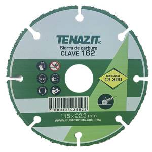 [162_1] Disco Sierra Para Madera 4-1/2" X 7/8" Tenazit 162 Austromex