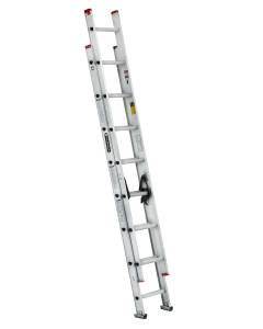 [494-16N / 16026] Escalera Extension Tipo Lll Aluminio 16 Peldaños 150 Kg Cuprum