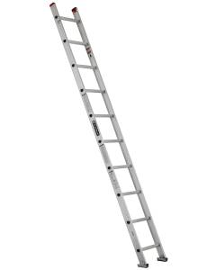 Escalera recta alum tipo III 10 peldaños roja 52610N Cuprum