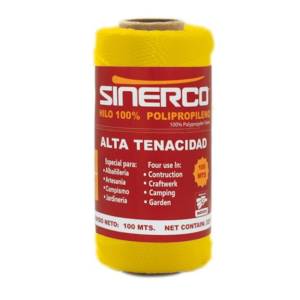 [11107SNC] Hilo albañil 100mt 18 amarillo SINERCO