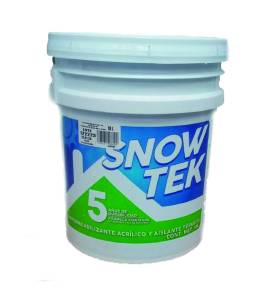 [VCIST05BL1M] Impermeabilizante 5 años fibratado blanco 18lt cubeta Snowtek Impac
