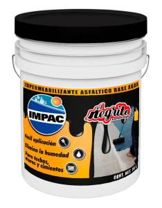 [190988ZN] Impermeabilizante asfaltico base agua negrito 3.8lt Impac