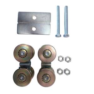 Juego 2 Carruchas Para Porton Galvanizado #9100 Embalerada