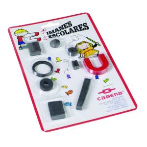[EJIM-YIW01] Juego de imanes escolares con 9 pz Cadena