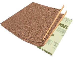 [234404ZN] Lija cafe para madera C081 grado 100 9" x 11" con 50 pz Fandeli